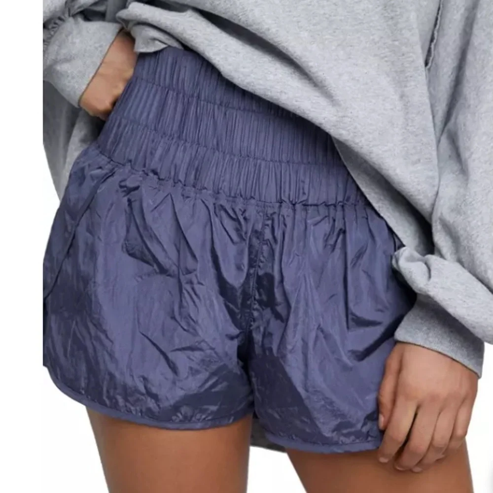 Free People Movement Way Home athletic purple shorts size small